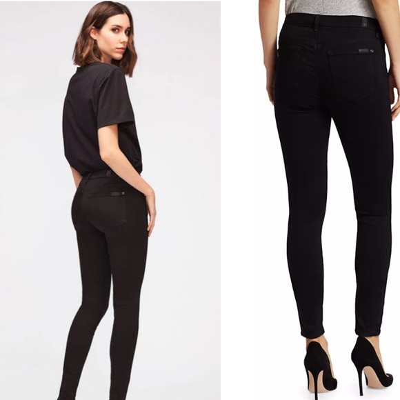 7 For All Mankind
The High-waist ankle Skinny Slim Illusion luxe Jeans - Picture 3 of 8